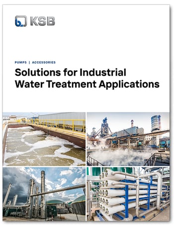 KSB Industrial Water Treatment Brochure Cover